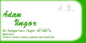 adam ungor business card